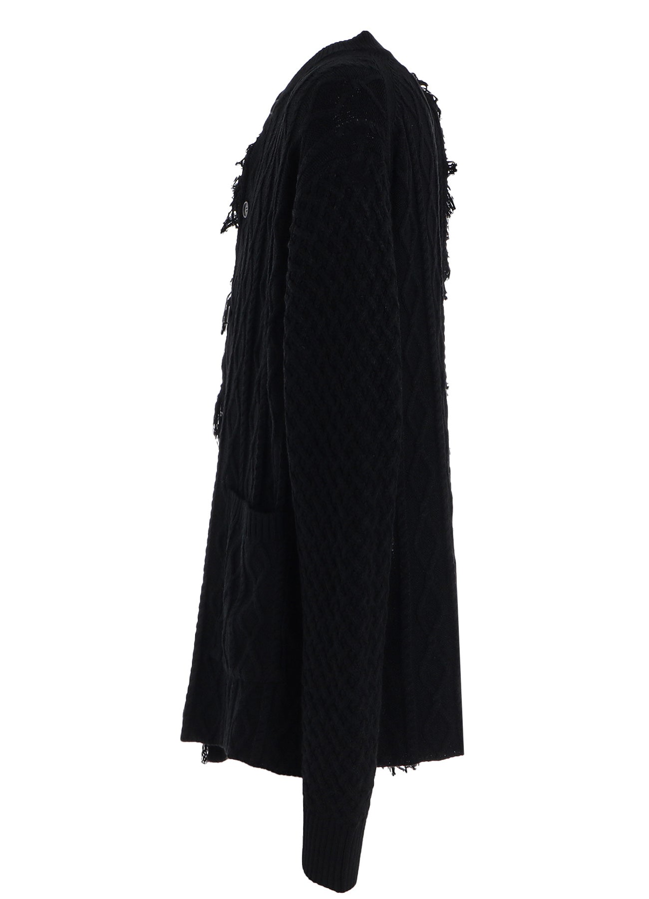 Corpilon Bulky Wool Fringe Cardigan - Cozy Oversized Knit Sweater for Women | Perfect for Fall & Winter Layering, Casual Outfits, and Office Wear