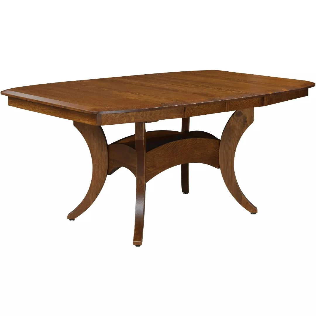 Fort Knox Trestle Table - Solid Wood Dining Table for Farmhouse & Rustic Decor | Perfect for Dining Room, Kitchen, and Outdoor Entertaining