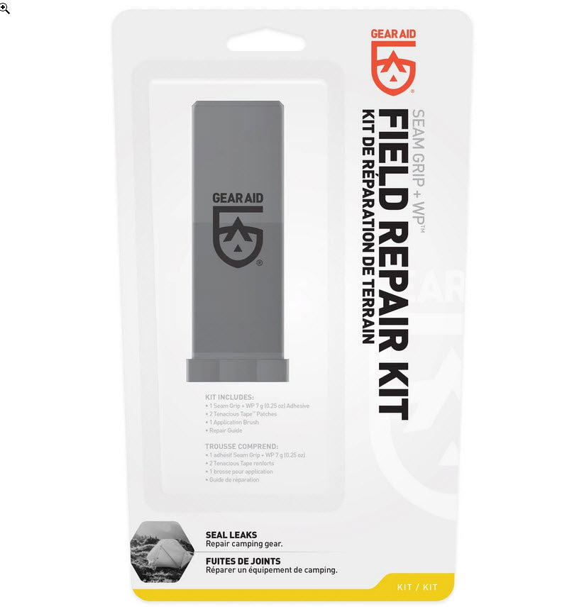 Gear Aid Seam Grip WP Waterproof Field Repair Kit for Outdoor Gear, Tents, Jackets & Backpacks - Quick Fix Solution for Camping, Hiking & Travel