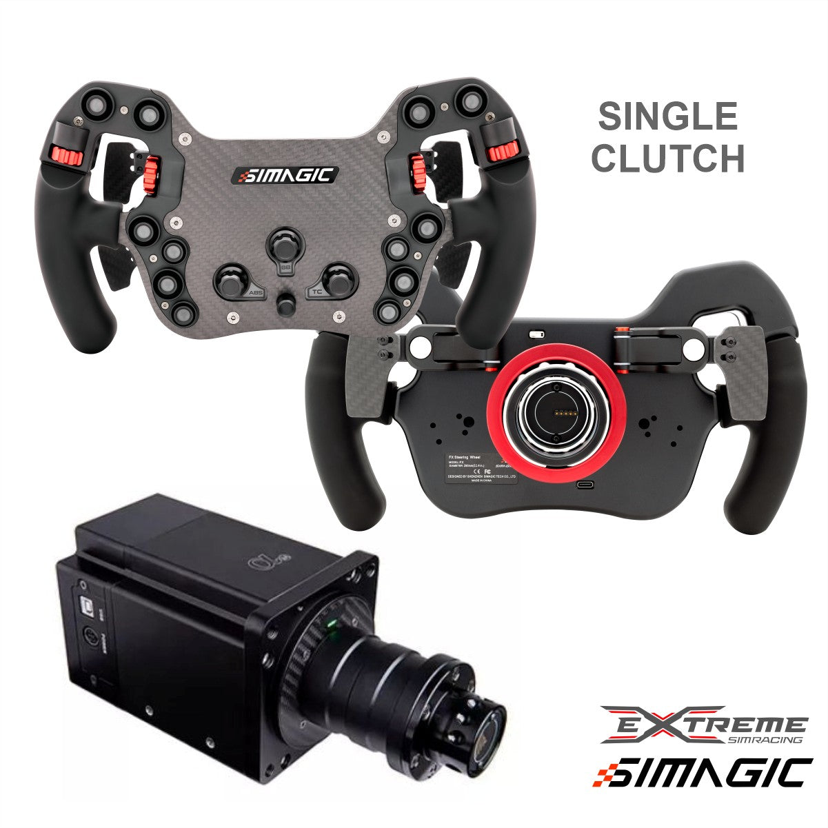 Simagic Alpha Direct Drive Wheel Base - 15Nm Torque for Realistic Racing Simulation | Compatible with PC & PS5 | Perfect for Sim Racing Enthusiasts & Professional Gamers