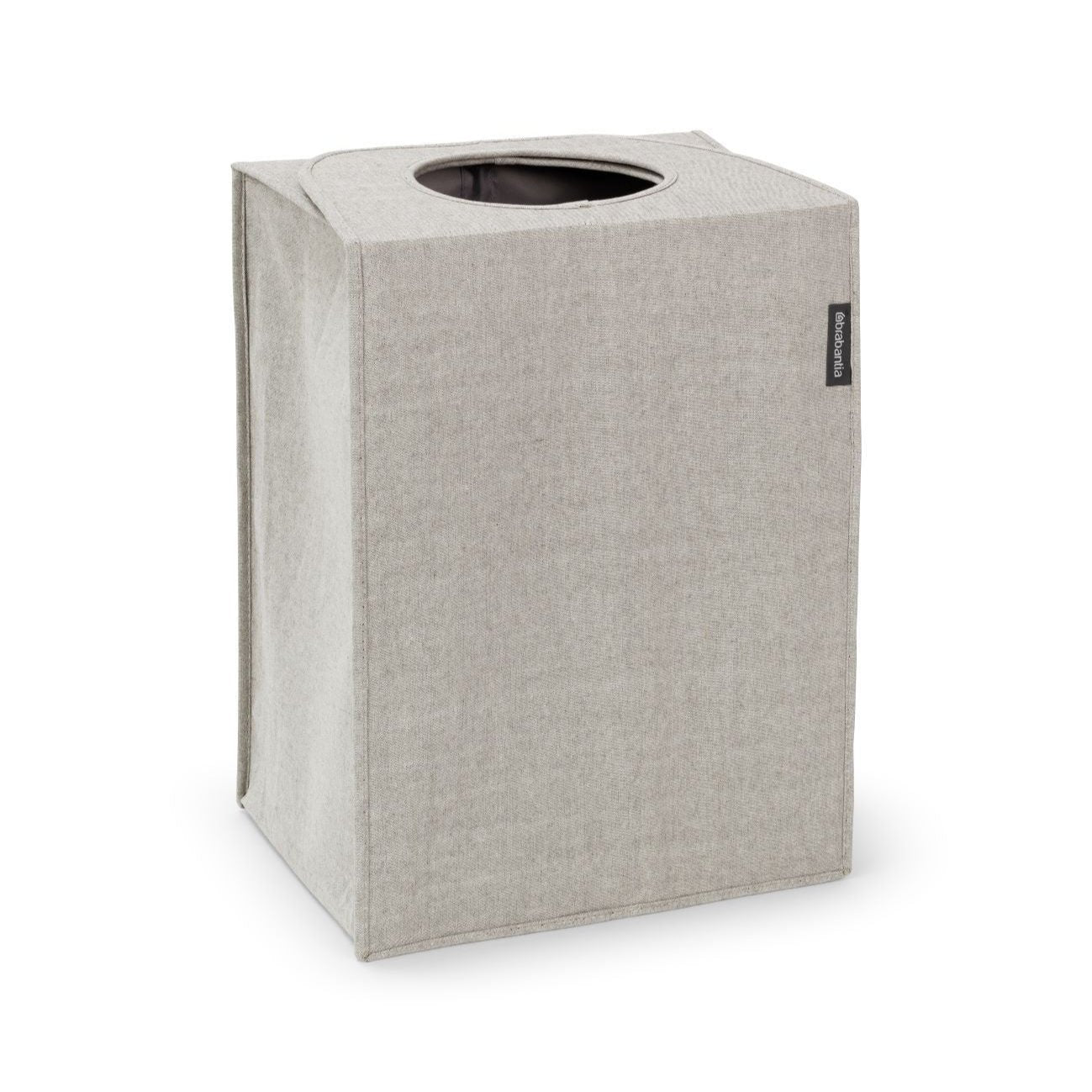 Brabantia 55L Rectangular Laundry Hamper with Handles - Grey | Durable & Stylish for Bedroom, Bathroom, or Laundry Room Organization