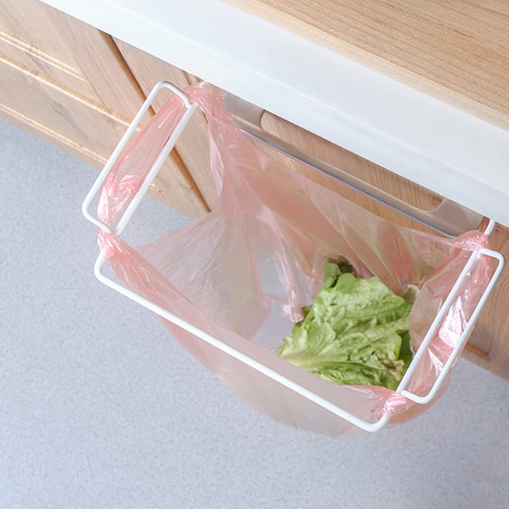 ULTECHNOVO Trash Bag Holder - Kitchen Garbage Hook Organizer with Hanging Stand for Waste Bags | Perfect for Under Sink, Pantry, Garage & Outdoor Use