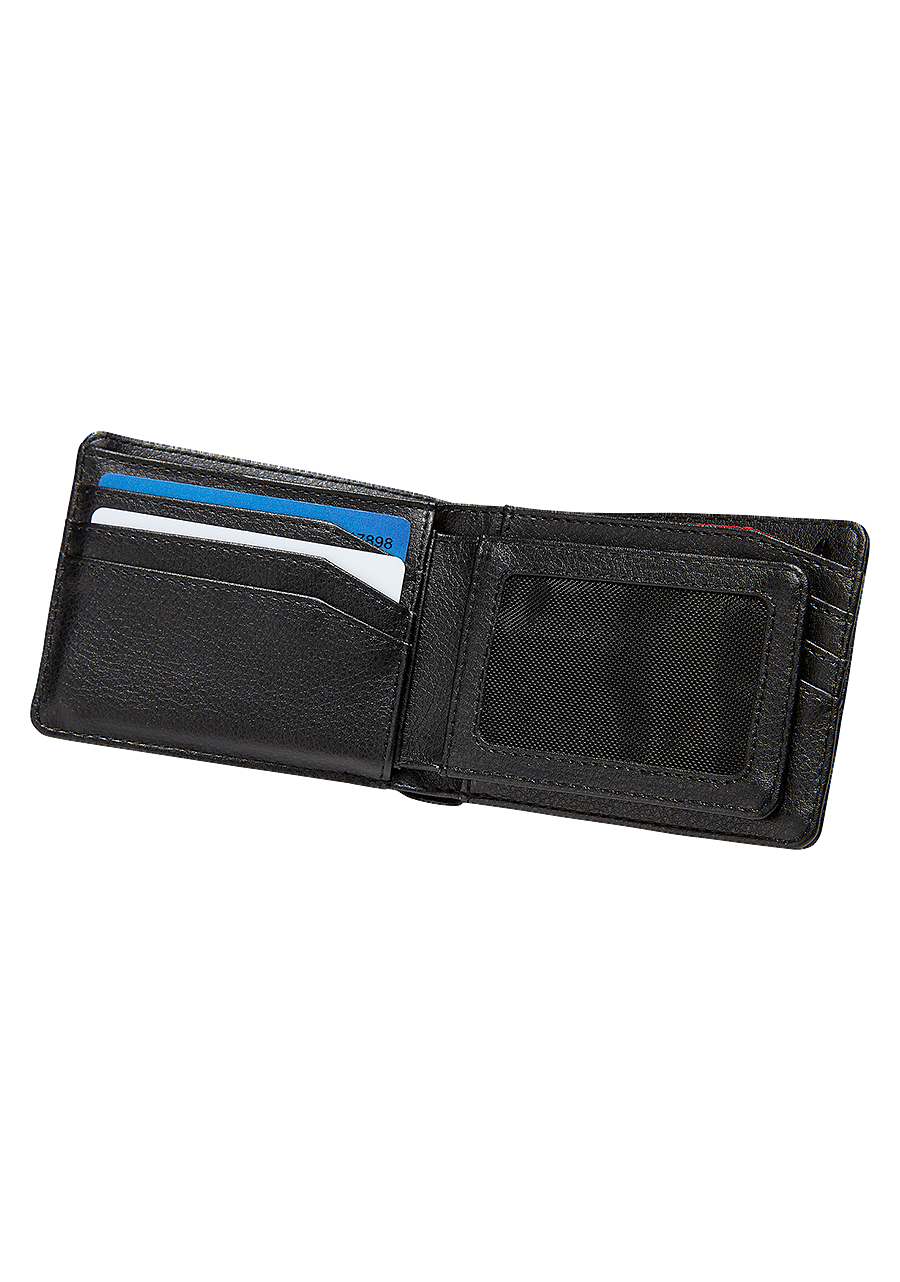 Vegan Leather Wallet for Women & Men - RFID Blocking, Slim Minimalist Design - Perfect for Travel, Business & Everyday Use - Black