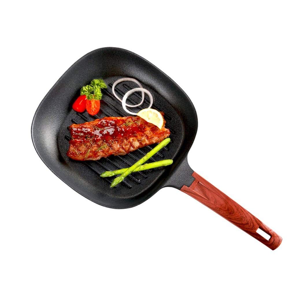 Pre-Seasoned Cast Iron Wok - 14 Inch Black Carbon Steel Wok Pan with Large Loop Handles & Flat Base - Perfect for Stir-Frying, Deep Frying & Asian Cooking
