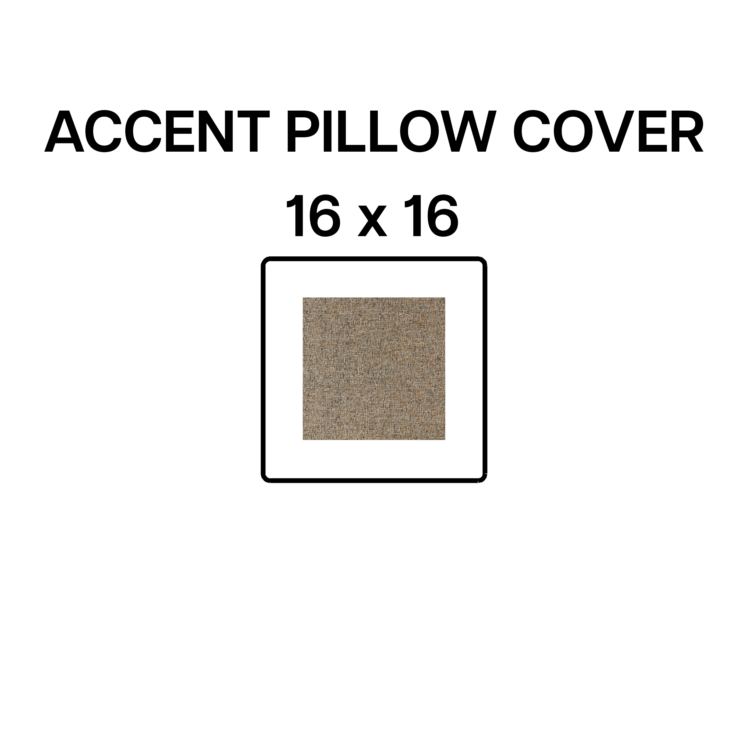 16x16 Inch Decorative Throw Pillow Cover - Mineral Blue Pattern, Soft & Stylish Accent Pillow for Couch, Bed, Sofa - Perfect for Living Room, Bedroom & Home Decor