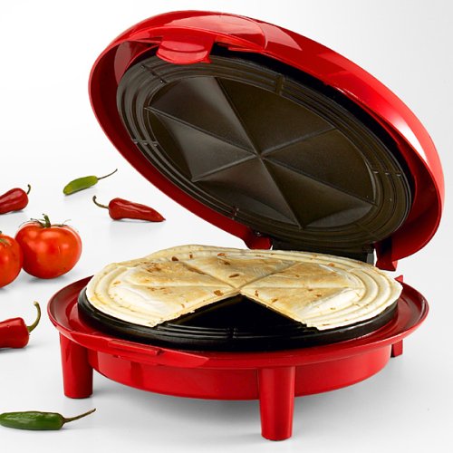 Santa Fe Quesadilla Maker - Electric Quesadilla Press for Easy Homemade Mexican Snacks - Perfect for Parties, Family Dinners & Quick Meals