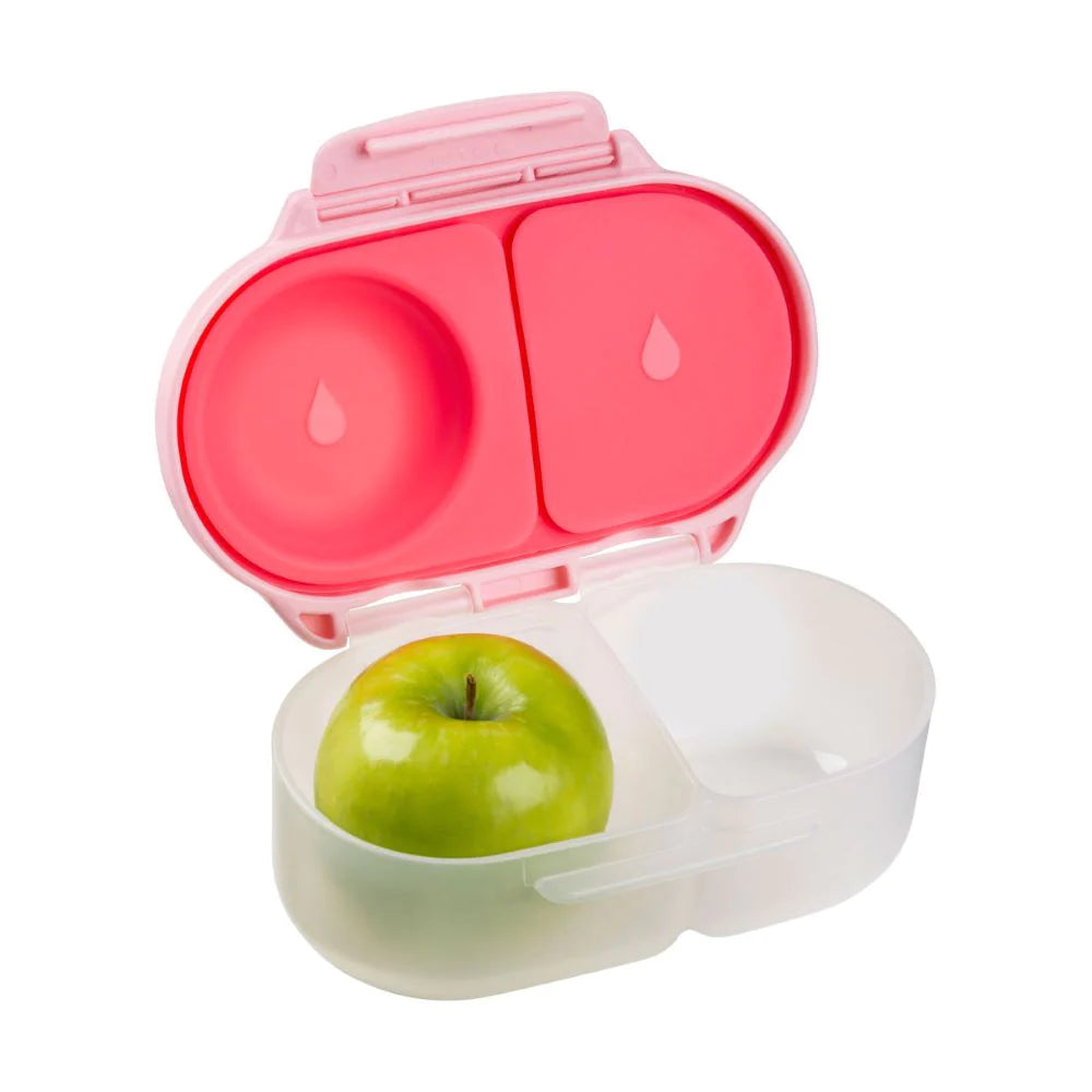 b.box Snack Box for Kids - Leak-Proof, BPA-Free Food Container in Flamingo Fizz Pink | Perfect for School Lunches, Travel & On-the-Go Snacks