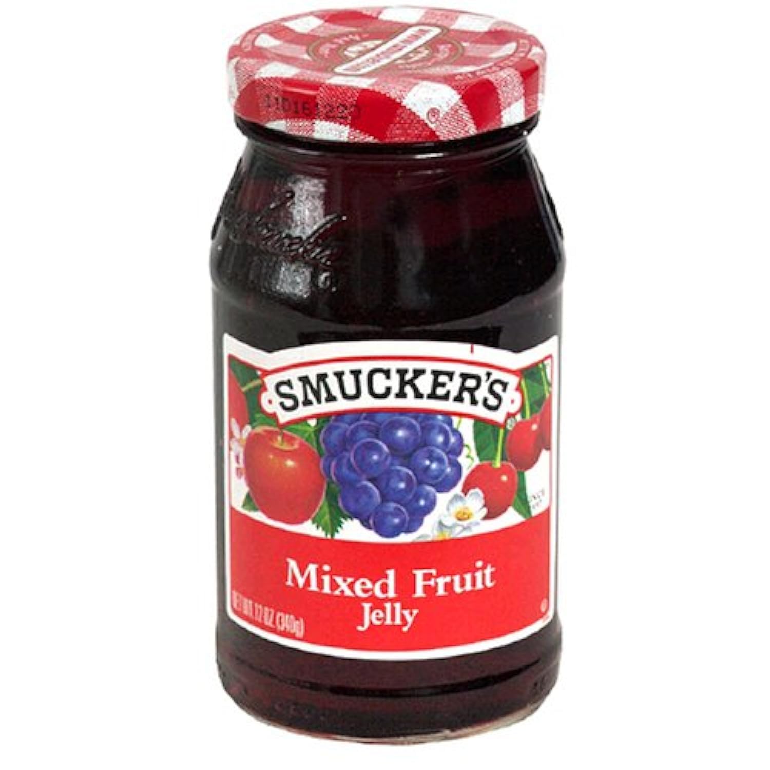Smucker's Mixed Fruit Jelly - 12 oz (340g) | Delicious Fruit Spread for Toast, PB&J Sandwiches, and Baking | Gluten-Free & Non-GMO