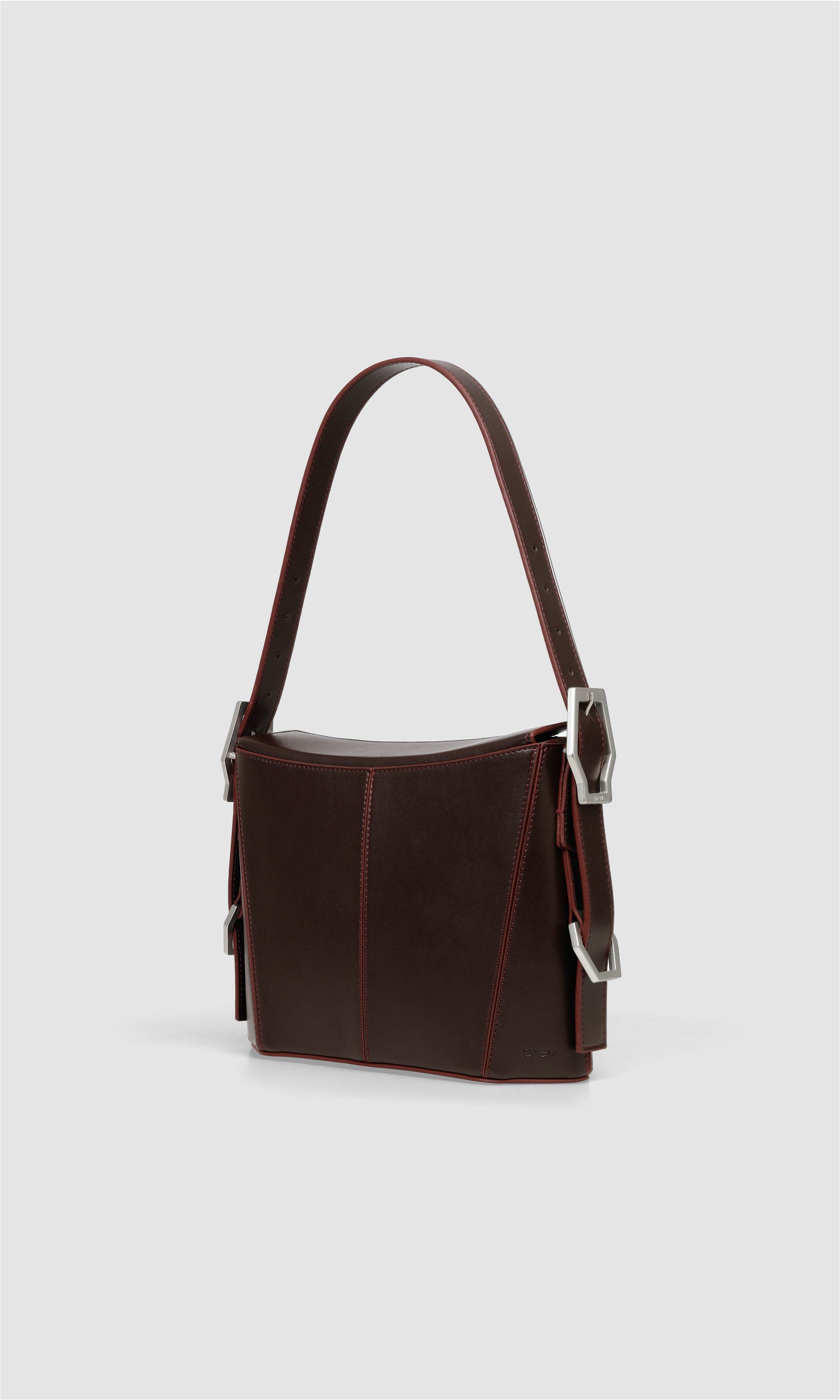 Kiara Vegan Apple Leather Shoulder Bag for Women - Eco-Friendly Brown Crossbody Purse | Perfect for Work, Travel & Everyday Use
