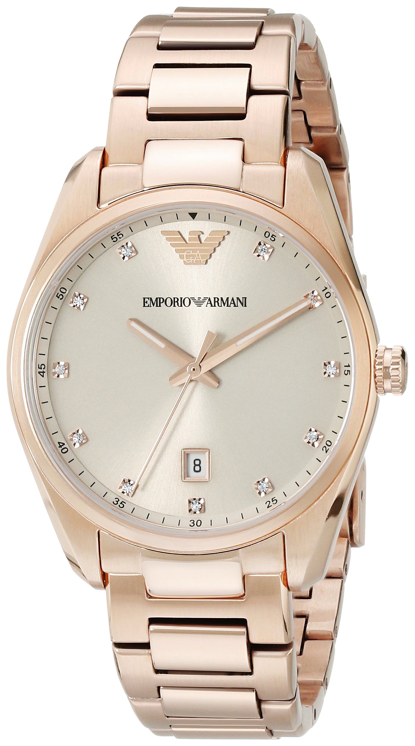 Emporio Armani Women's AR6065 Sport Rose Gold Watch - Stylish Luxury Watch for Women, Perfect for Workouts, Office & Everyday Wear
