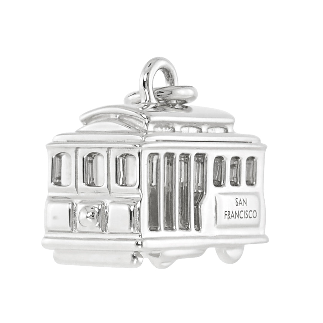 Small Silver Cable Car Charm - Vintage-Inspired Jewelry for Necklaces & Bracelets - Perfect for Travel Lovers & Souvenir Collectors