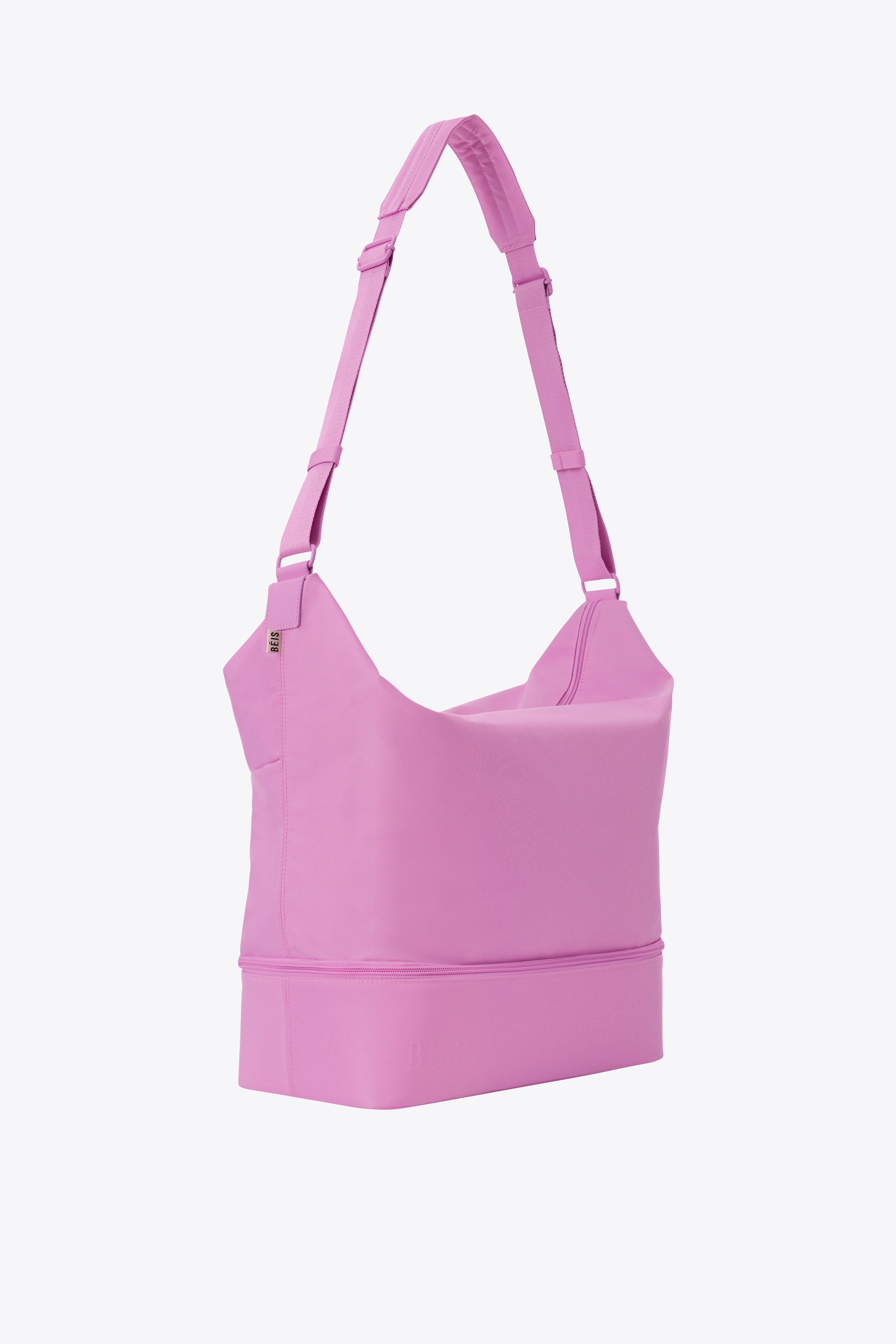 The Crescent Weekender Bag in Berry - Stylish & Spacious Travel Duffel for Women | Perfect for Weekend Getaways, Gym, Work & Overnight Trips