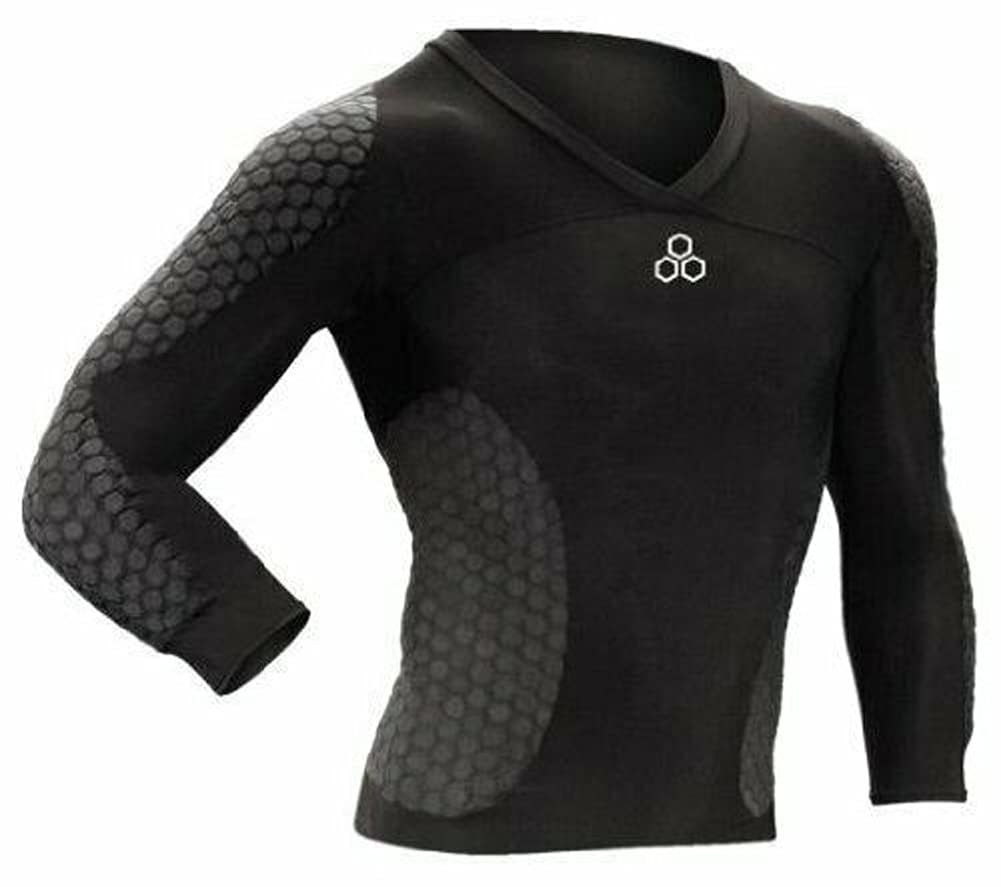 **McDavid HexPad Soccer Goalkeeper Jersey - Breathable & Protective Goalkeeper Shirt for Training & Matches**    *Use Case: Ideal for soccer goalkeepers seeking enhanced protection and comfort during practice, games, and competitive matches.*