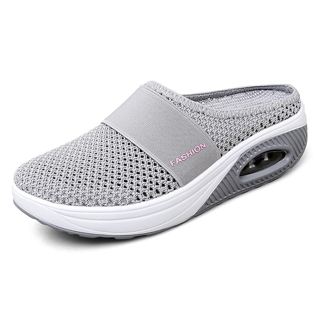 Hawtrytoa Women's Air Cushion Slip-On Walking Shoes - Orthopedic Diabetic Comfort Shoes for Women - Lightweight & Breathable Easy Fit Sneakers for Walking, Travel, and Everyday Wear