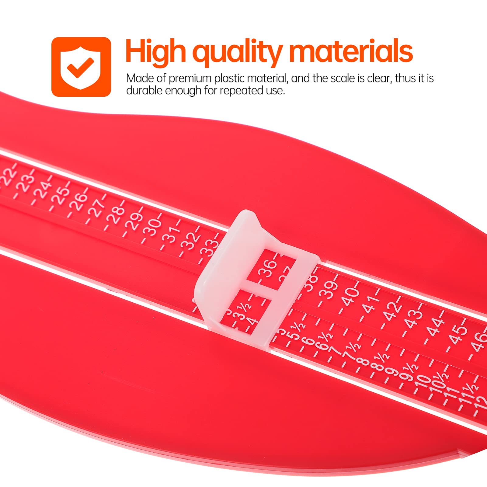 3PCS Foot Measurement Device for Adults - UK Shoe Size Measuring Ruler for Men & Women | Perfect for Online Shopping, Shoe Fitting at Home, and Podiatry Use