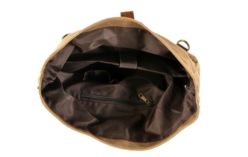 Men's Canvas Messenger Bag for Laptop - Stylish & Durable Crossbody Computer Bag for Work, Travel & College