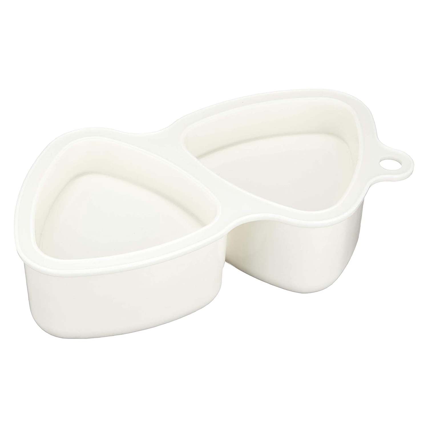 Entec White Polypropylene Onigiri Rice Ball Mold - Perfect for Bento Boxes, Japanese Cooking & Homemade Sushi Making