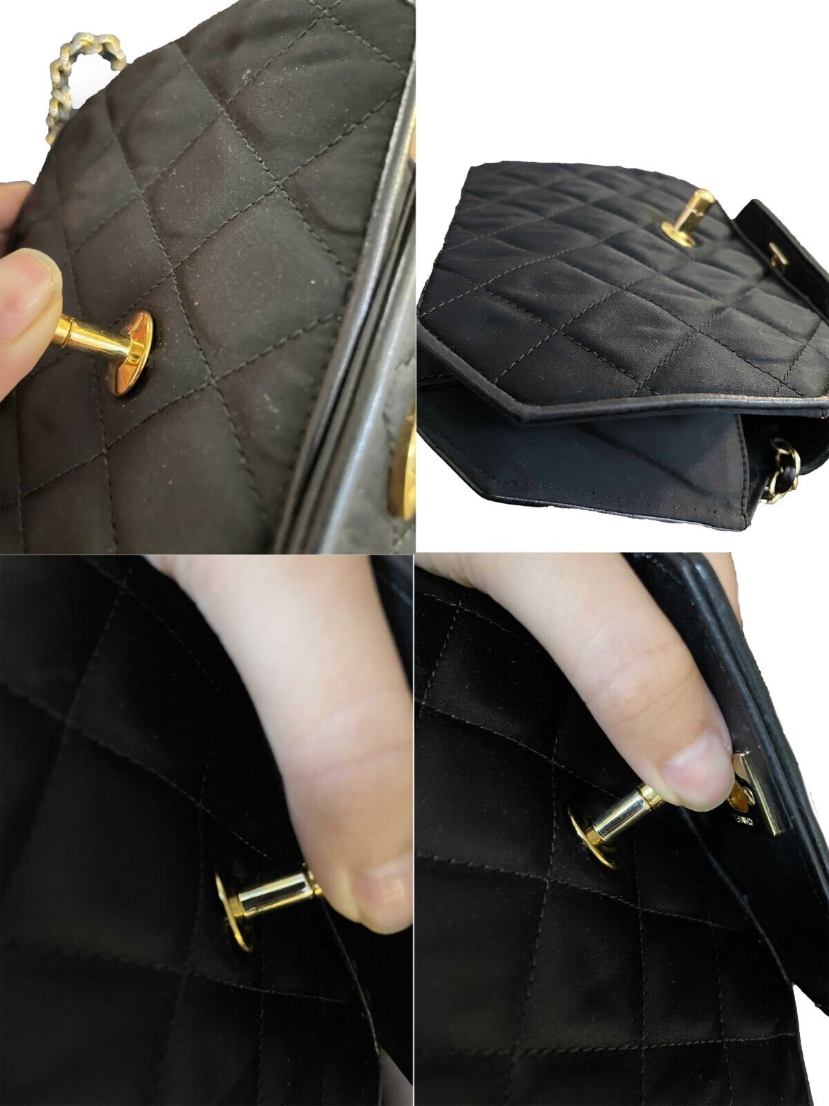 Vintage Chanel 90s Black Quilted Octagon CC Shoulder Bag - Luxury Designer Handbag for Women | Perfect for Evening Parties, Date Nights & Special Occasions