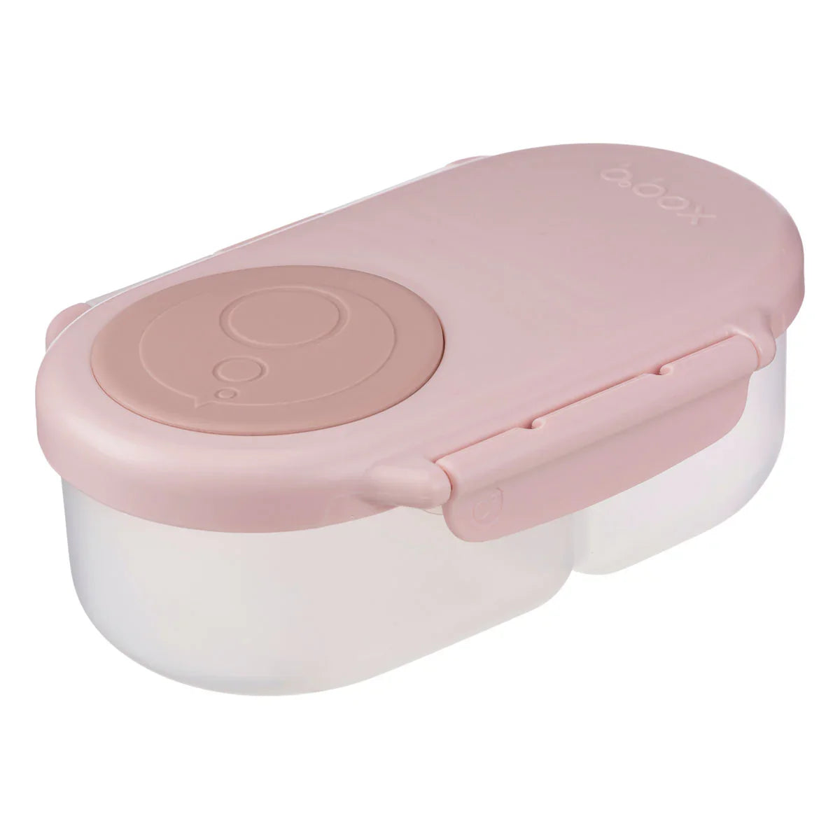 b.box Snack Box for Kids - Leak Proof & BPA Free Food Container | Blush Crush Color | Perfect for School Lunches, Travel & On-the-Go Snacks