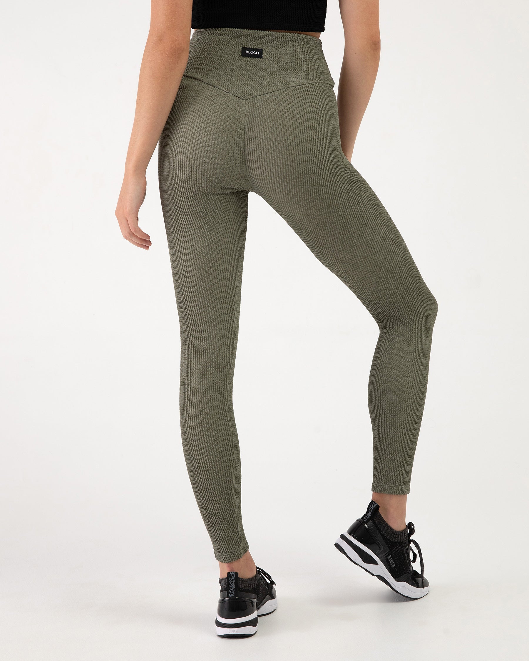 Crinkle Full Length Leggings for Women - High Waisted Yoga Pants with Comfortable Stretch - Perfect for Workouts, Running, Lounge & Everyday Wear