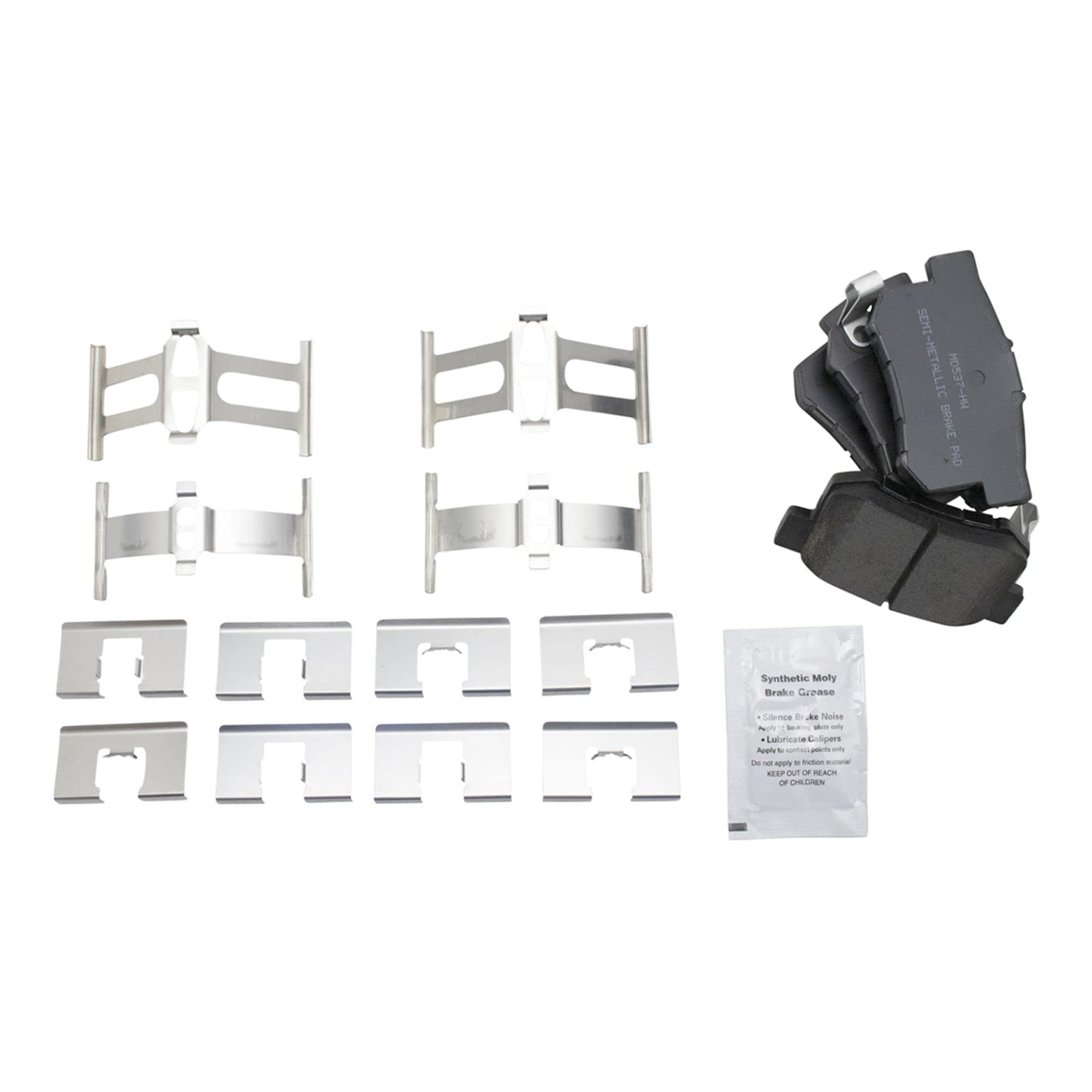 High Performance Semi-Metallic Rear Brake Pad & Rotor Kit - G-Coated Slotted & Drilled - Fits 1997-2001 Acura Integra, 2002-2006 RSX, 1998-2002 Honda Accord, 2004-2005 Civic - Perfect for Street Racing & Daily Driving