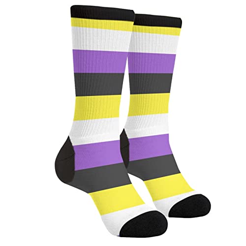 Nonbinary Flag Purple Yellow White