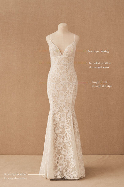 Hayley Paige Tyler Gown - Elegant Wedding Dress with Beaded Lace Appliques | Perfect for Bridal Ceremonies, Formal Events & Red Carpet Occasions