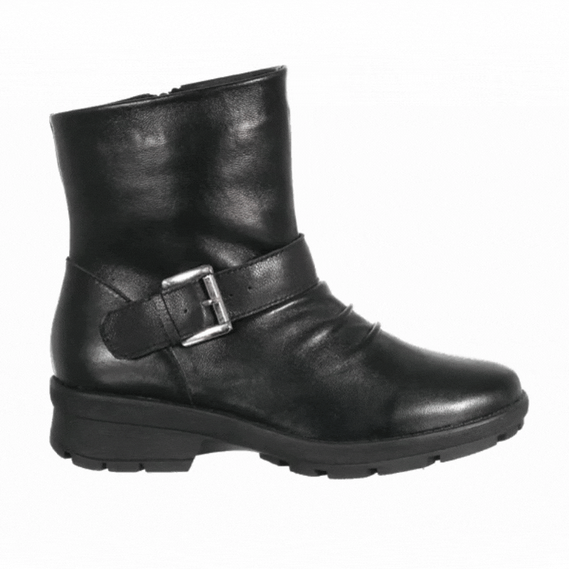 Women's Waterproof Slip-Resistant Winter Boots with Gripper Inside & Zip Closure - Warm Comfortable Ankle Boots for Snow, Hiking & Outdoor Activities
