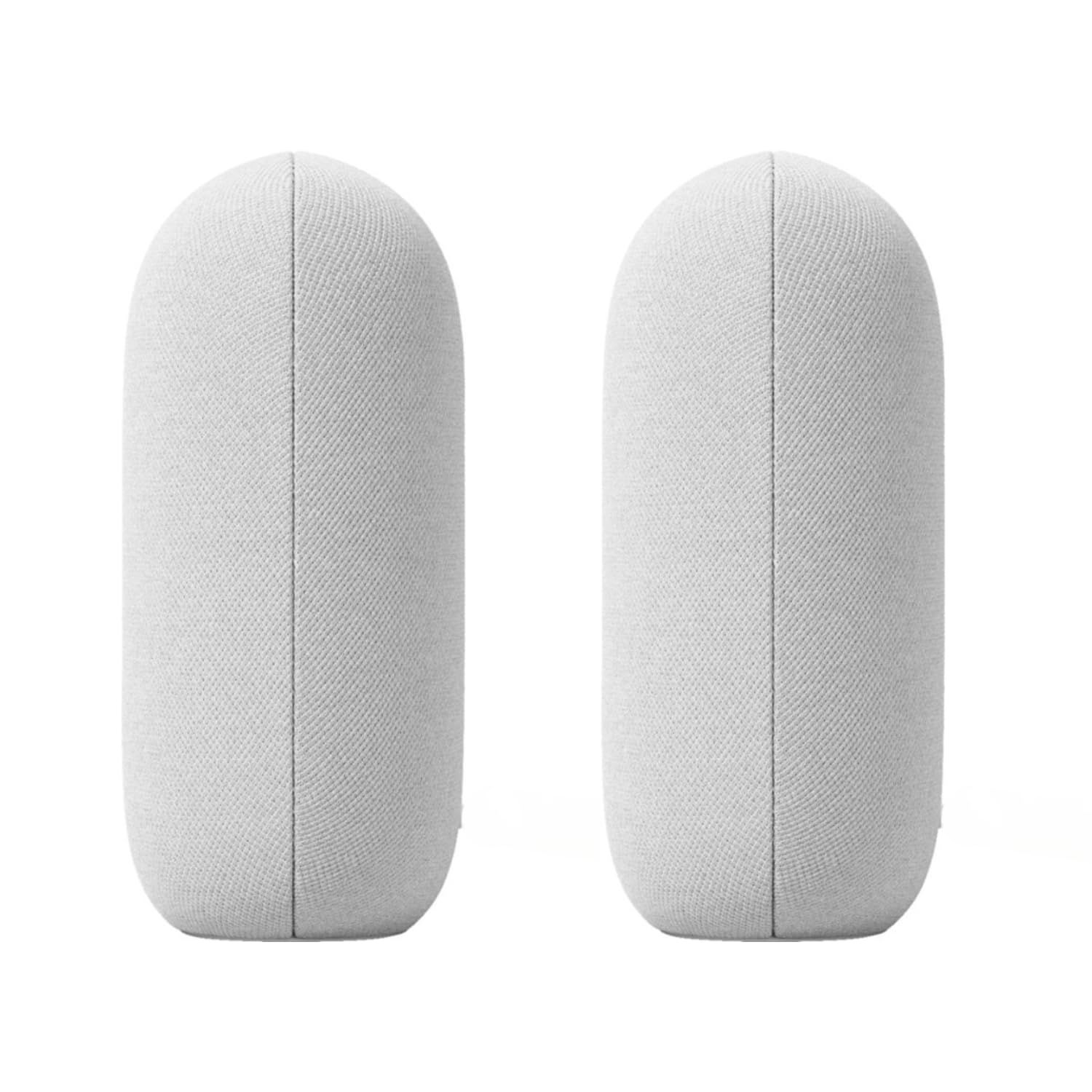 Google Audio (2-Pack) Smart Speakers - Wireless Bluetooth & Wi-Fi Home Speaker System with Powerful Stereo Sound, Multi-Room Audio & Voice Assistant Control for Home Theater, Parties & Smart Home Automation