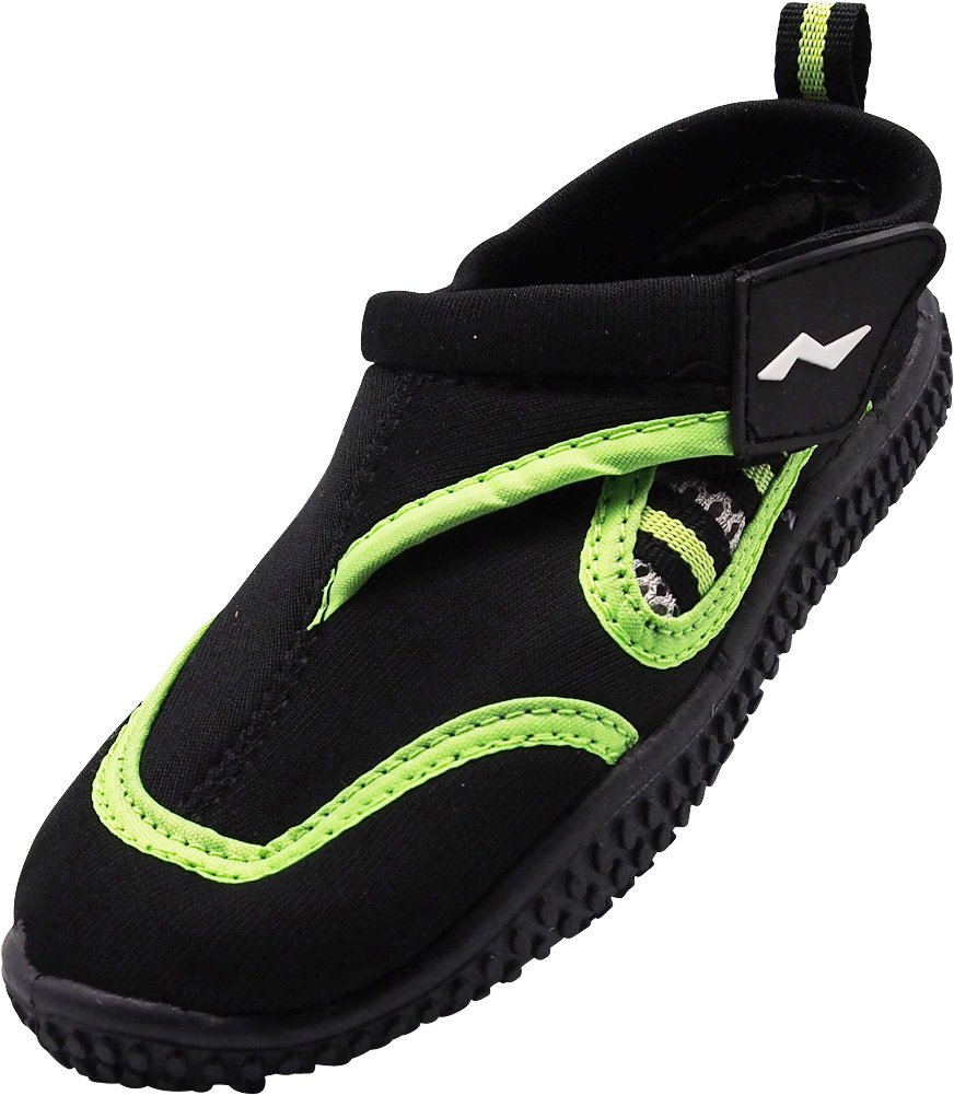 NORTY Wave Aqua Sock Water Shoes for Kids - Swim & Beach Shoes for Boys & Girls - Quick-Dry Aqua Socks for Swimming, Surfing & Water Sports - Perfect for Pool, Beach & Outdoor Activities
