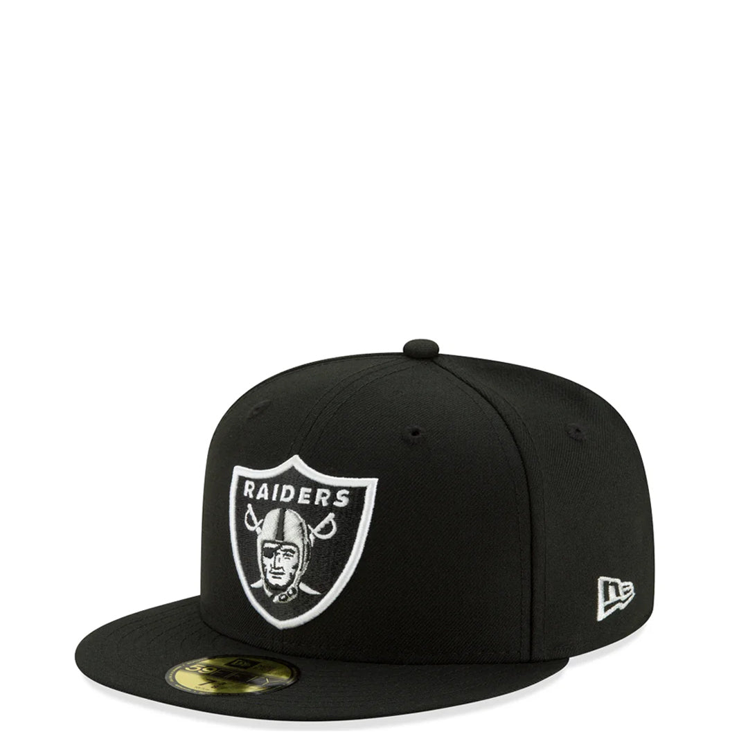 Official Las Vegas Raiders 59FIFTY Fitted Hat - NFL Team Logo Snapback Cap for Men & Women - Perfect for Game Day, Tailgating, and Sports Fan Gifts