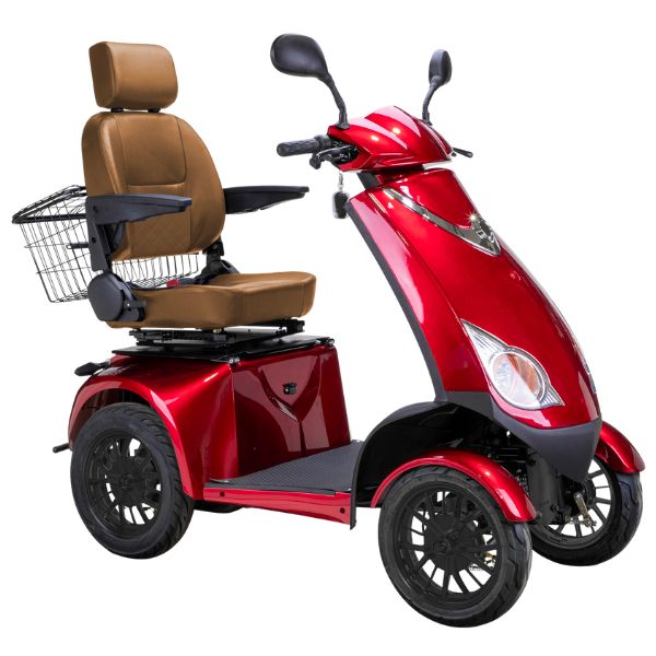 Premium Platinum Bariatric 4-Wheel Mobility Scooter for Heavy Adults - Heavy Duty Electric Wheelchair for Indoor & Outdoor Use - Ideal for Shopping, Travel, and Daily Mobility Assistance