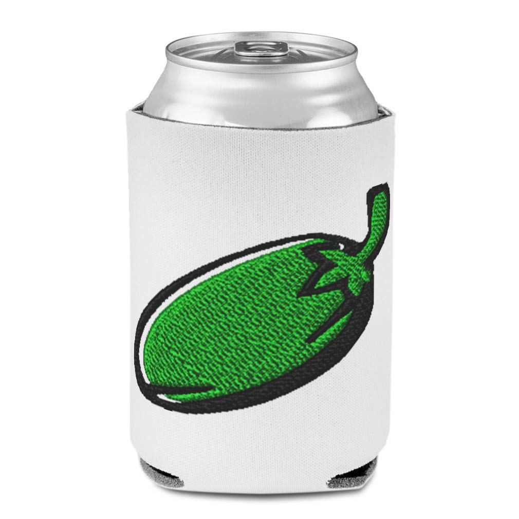 Insulated Can Sleeves for Beer & Drinks - Scuba Foam Party Cooler with Jalapeno Pepper Design - Perfect for Pool Parties, BBQs & Outdoor Events