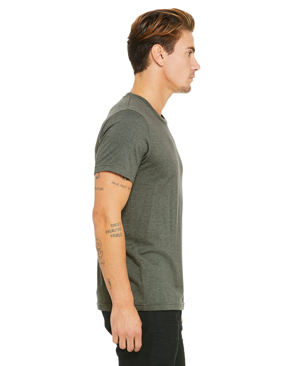 Bella + Canvas 3001CVC Unisex Heather CVC Crew Neck T-Shirt - Soft Cotton Blend Tee for Men & Women - Perfect for Casual Wear, Screen Printing & Everyday Comfort