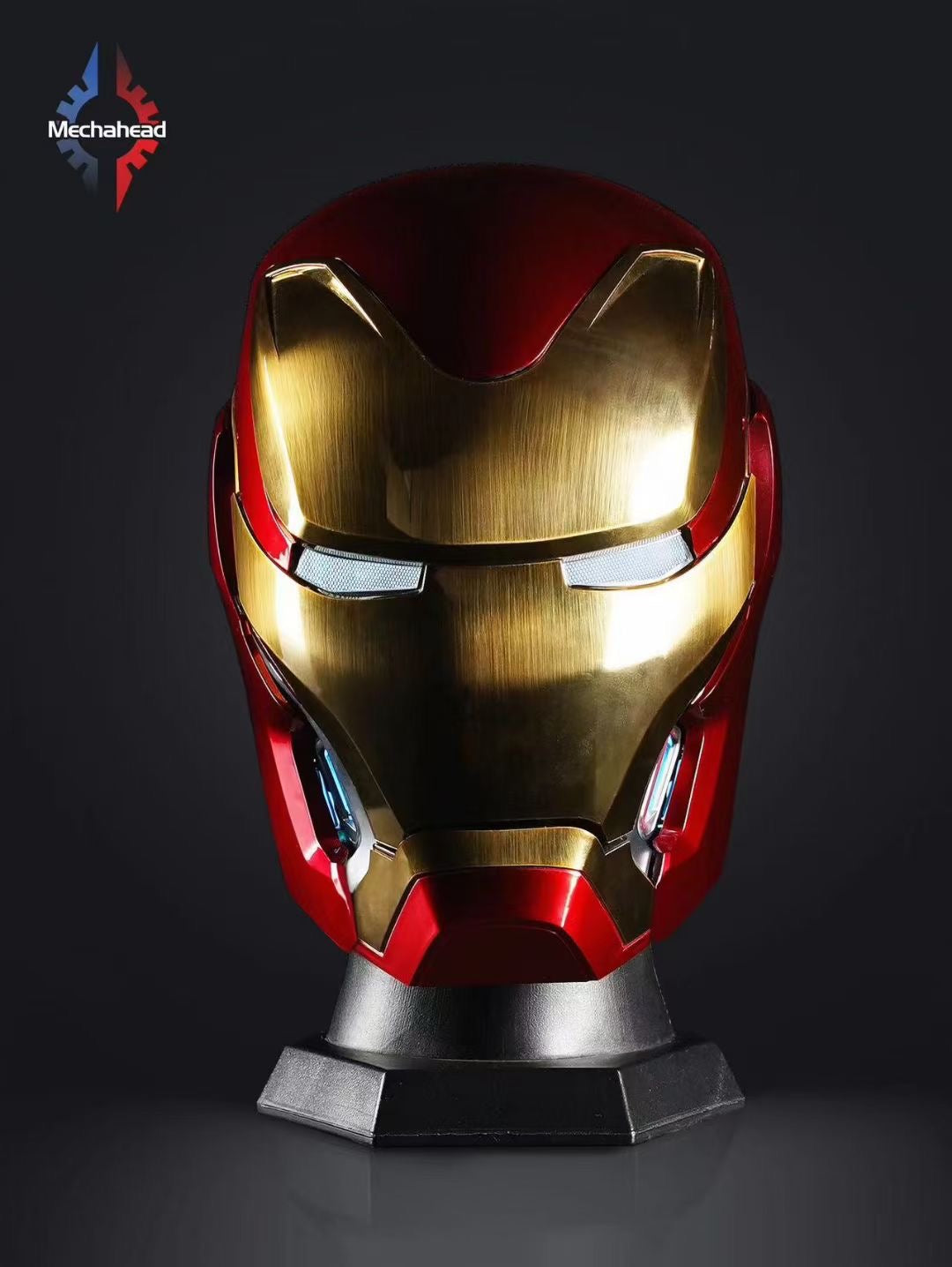Iron Man MK50 Helmet 1:1 Scale Replica - Collectible Marvel Avengers Cosplay Prop for Display & Costume (Suit Up Like Tony Stark)