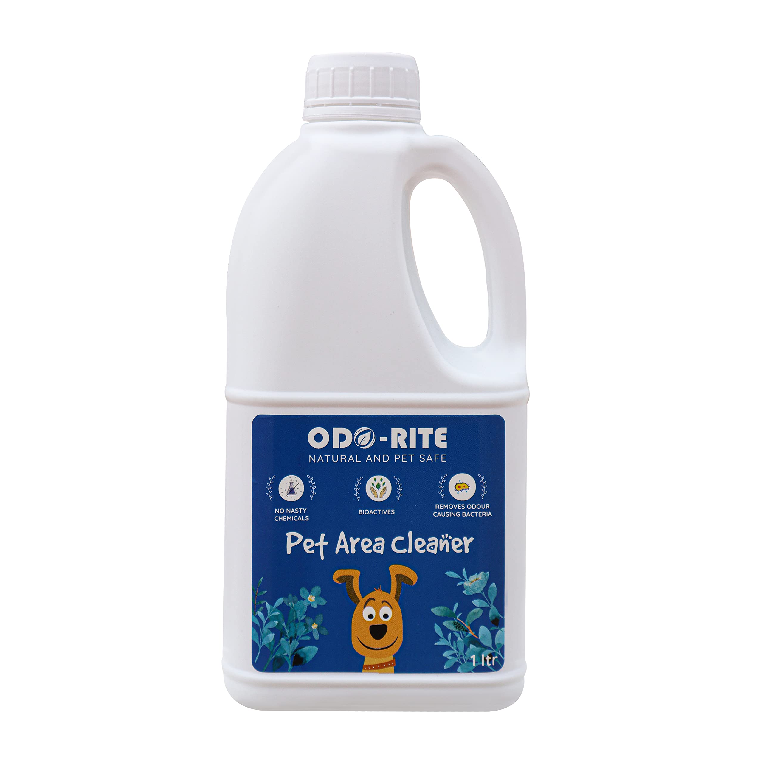 ODO-RITE Pet Area Cleaner - Kennel Wash & Floor Cleaner | Natural, Bio-Technological Formula | Safe for Pets & Kids (1000 ml) | Ideal for Dog Kennels, Cat Litter Areas & Pet-Friendly Homes