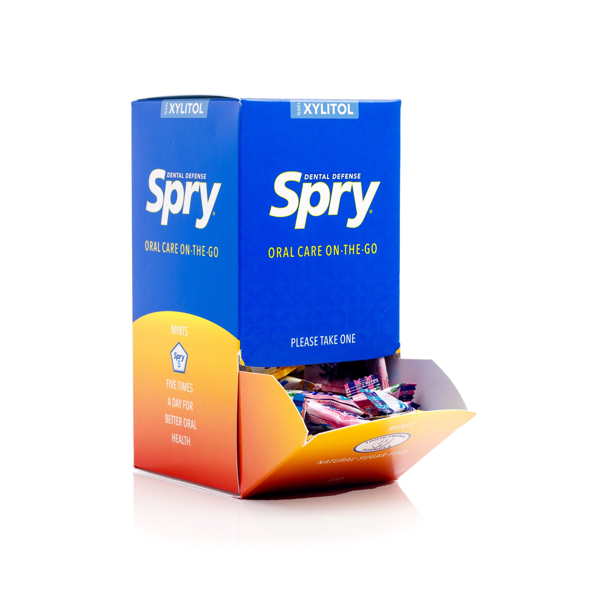 Spry® Sugar Free Xylitol Mints - 225 Count Pack | Fresh Breath, Oral Health Support | Perfect for Travel, Office & After Meals