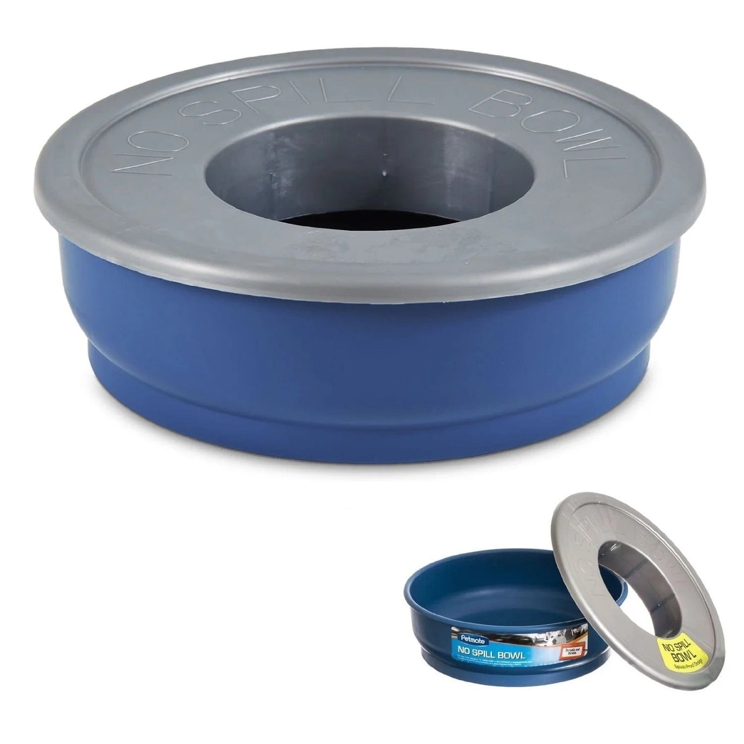 No Spill Dog Water Bowl - Non-Tipping Pet Bowl for Large & Small Dogs - Perfect for Travel, Crate Training & Home Use