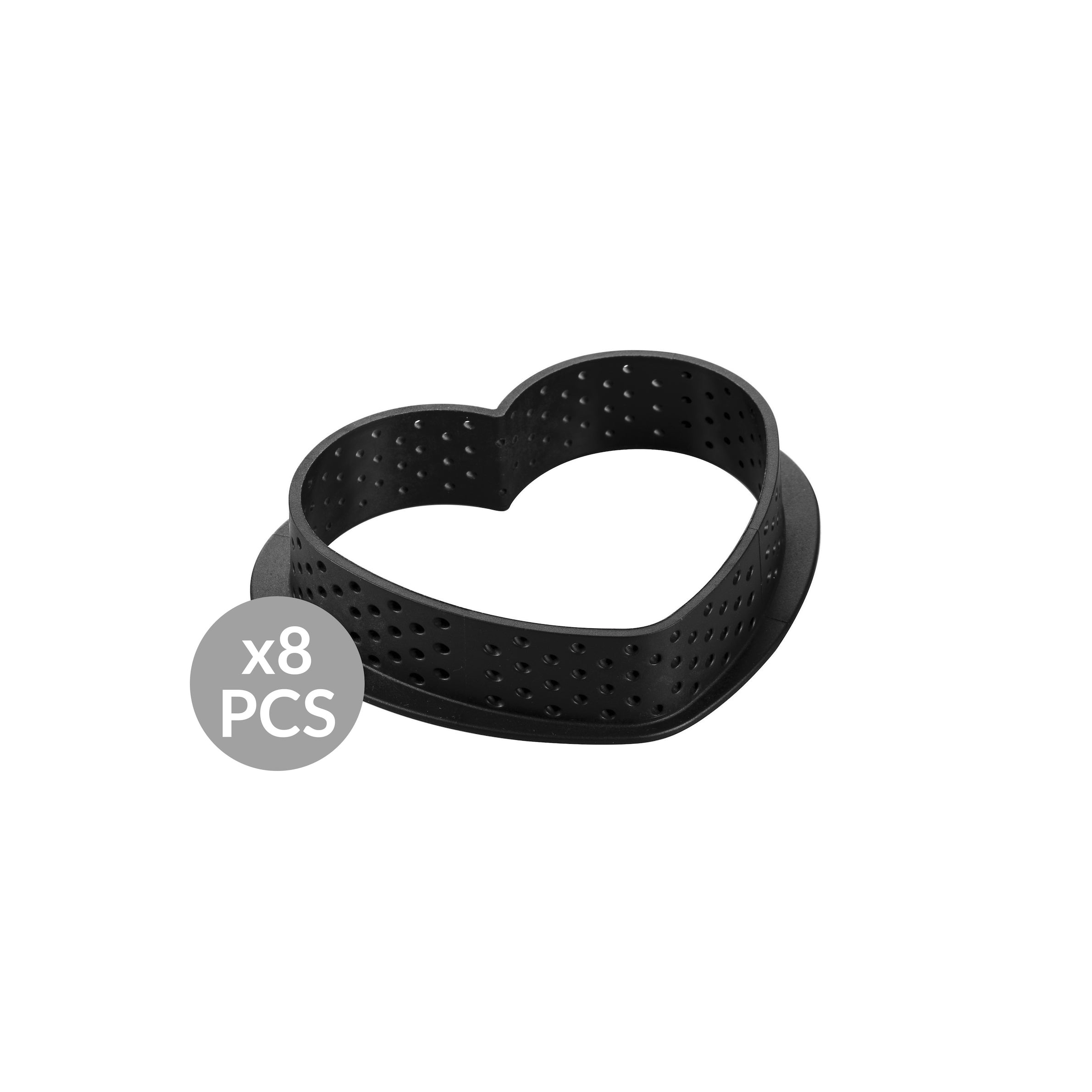 SILIKOMART Perforated Non-Stick Tart Rings - Premium Baking Molds for Perfect Pastry Crusts | Ideal for Home Bakers & Professional Chefs | Pre-Order Only