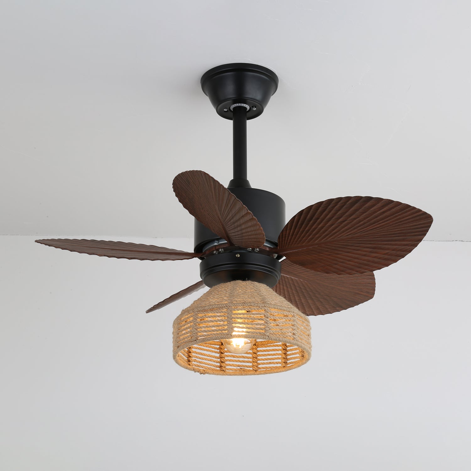 Flora Ceiling Fan with Light Kit - 52 Inch Modern Indoor/Outdoor Ceiling Fan - Energy Efficient LED Light - Perfect for Bedroom, Living Room, Patio & Office