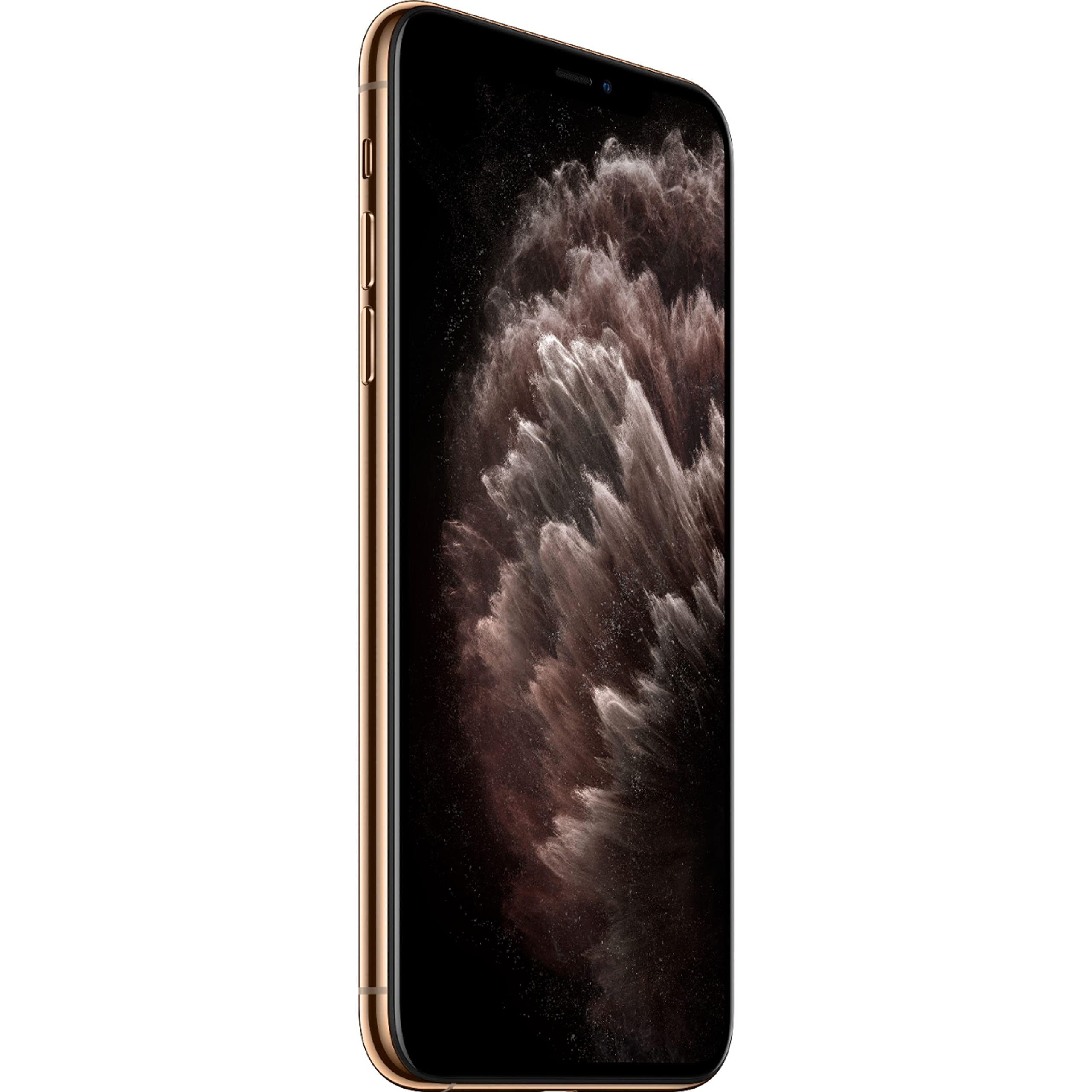 Apple iPhone 11 Pro Max 64GB Gold - Refurbished Premium Smartphone for Photography, Gaming & Business Use