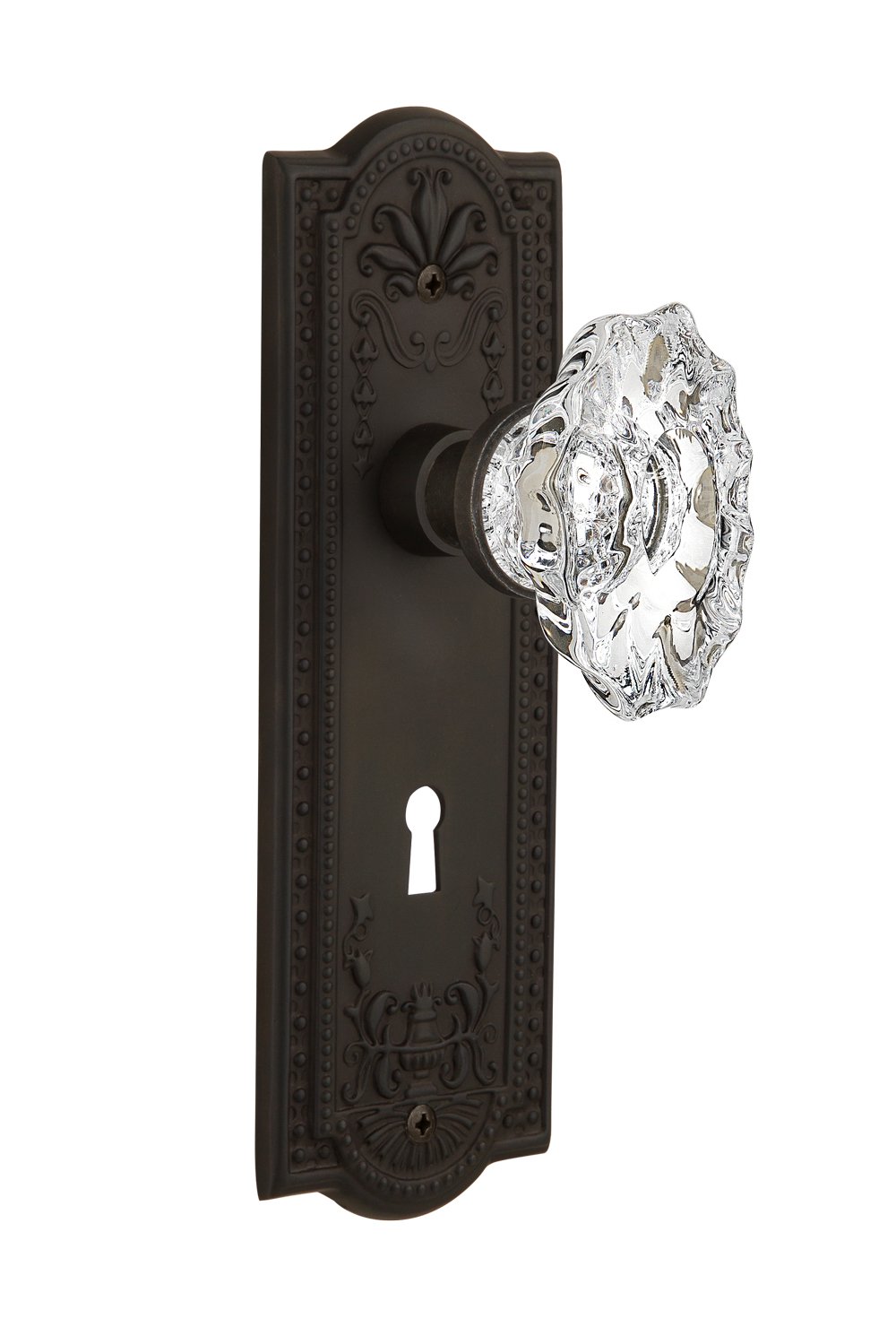 Vintage Oil-Rubbed Bronze Chateau Knob - 2.375