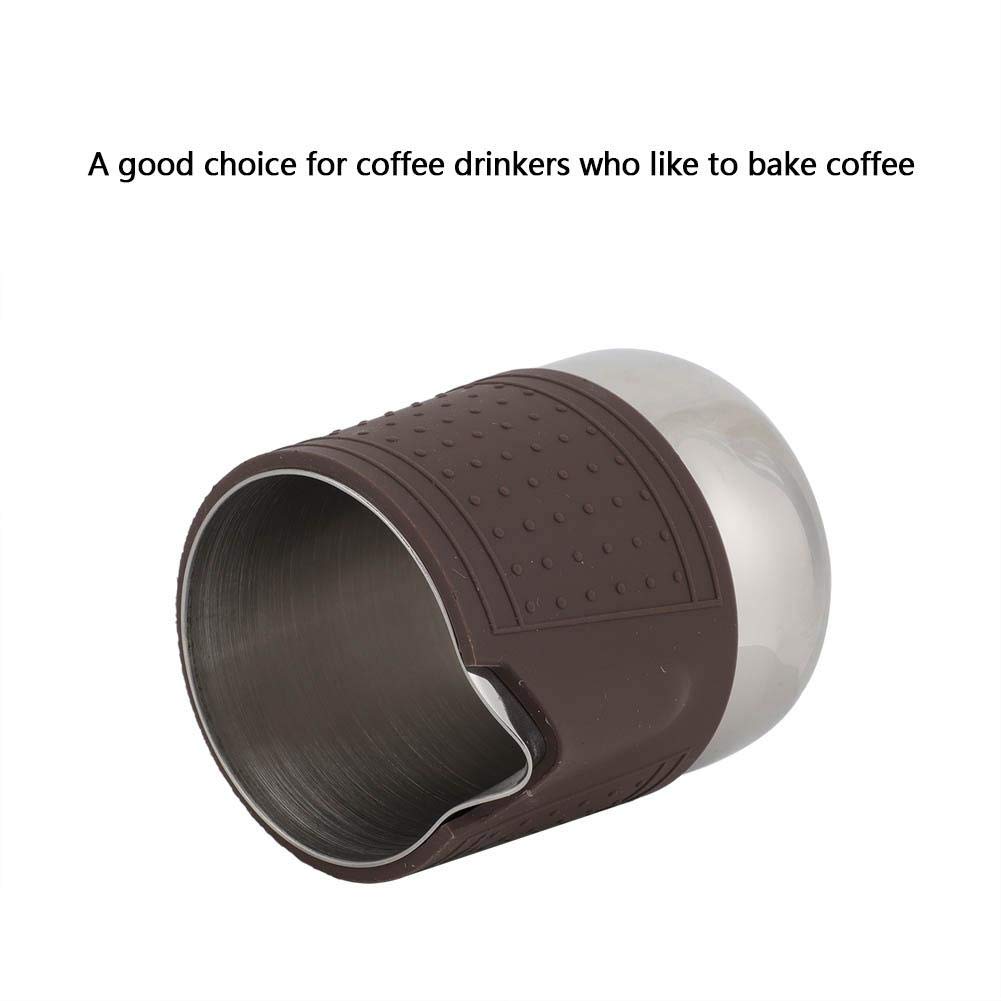 Stainless Steel Milk Frothing Pitcher 300ml with Silicone Cover - Professional Coffee Steaming Pitcher for Latte Art, Cappuccino & Hot Chocolate - Perfect for Home Baristas & Coffee Shops