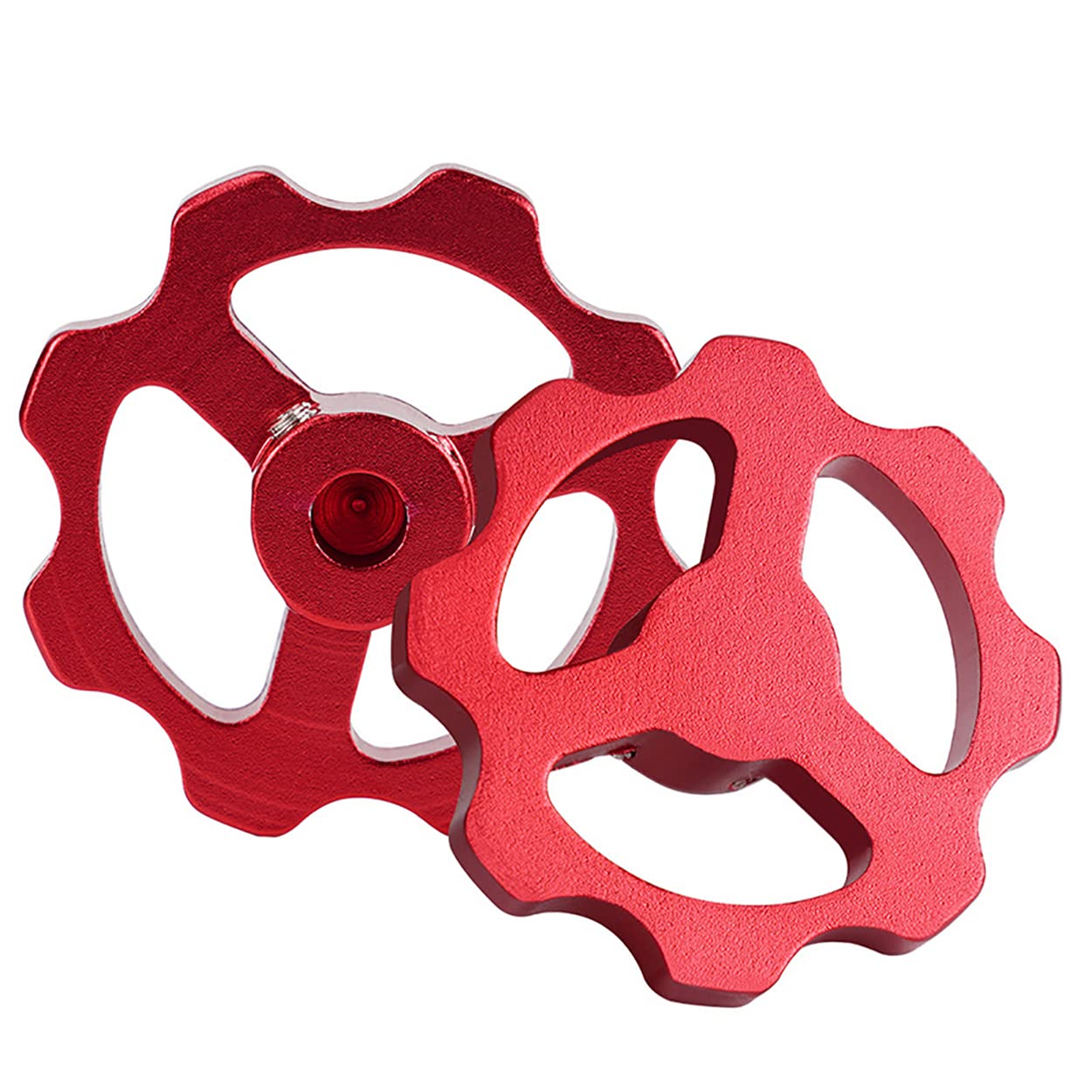 3D Printer Aluminum Extruder Hand Twist Nut Knob - Screw Upgrade for Ender 3, Ender 3 Pro, CR-10 (Red) - Perfect for DIY 3D Printing & Filament Adjustment
