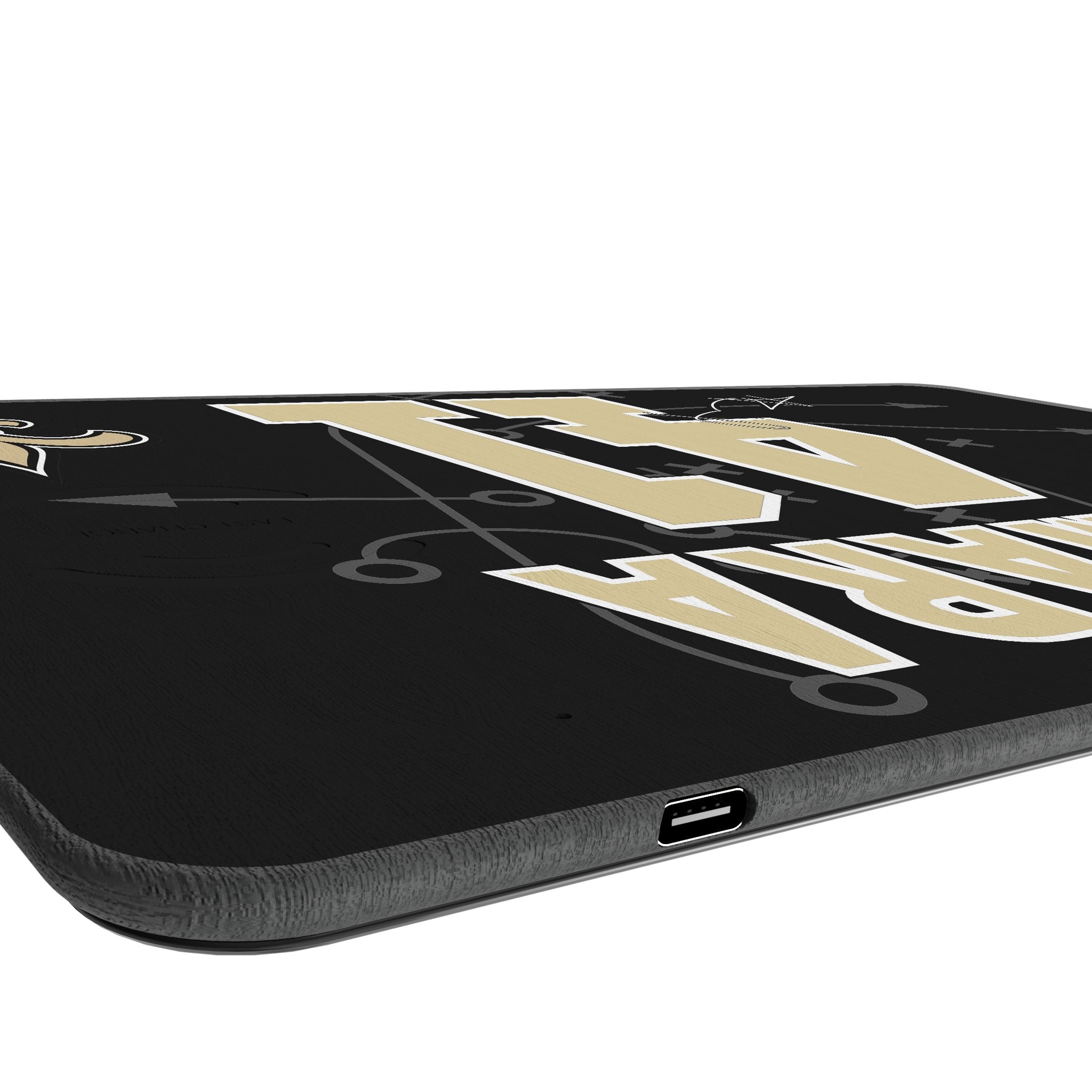 Alvin Kamara New Orleans Saints 41 Game Tactical Wireless Charging Mouse Pad - 15W Fast Charger for iPhone & Android - Perfect for Gaming, Office & Home Desk Setup