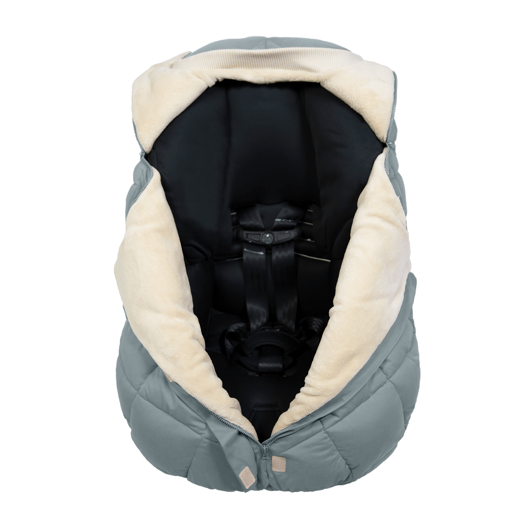 7AM Enfant Baby Car Seat Cocoon for Infants 0-12 Months - Soft & Warm Winter Car Seat Cover for Safe & Cozy Travel
