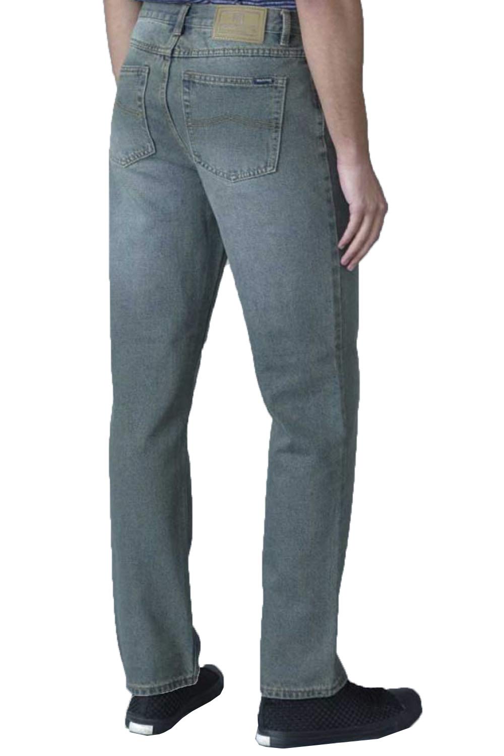 Comfort-Rockford Comfort Fit Jeans for Men - Stretch Denim Pants with Relaxed Fit (Dirty Denim 370) - Perfect for Casual Wear, Work & Everyday Outfits