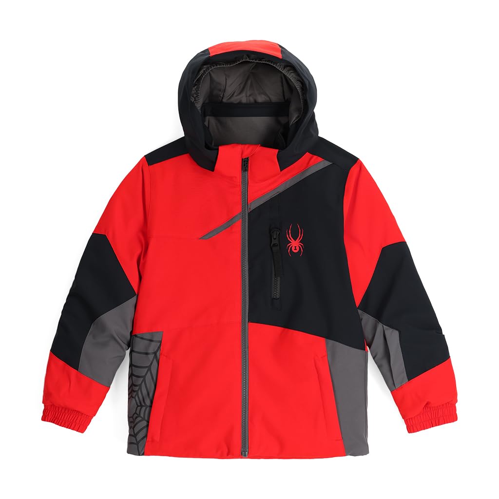 Spyder Boys Challenger Insulated Ski Jacket - Waterproof Winter Jacket for Kids - Warm Snow Jacket for Boys - Perfect for Skiing, Snowboarding & Outdoor Winter Activities