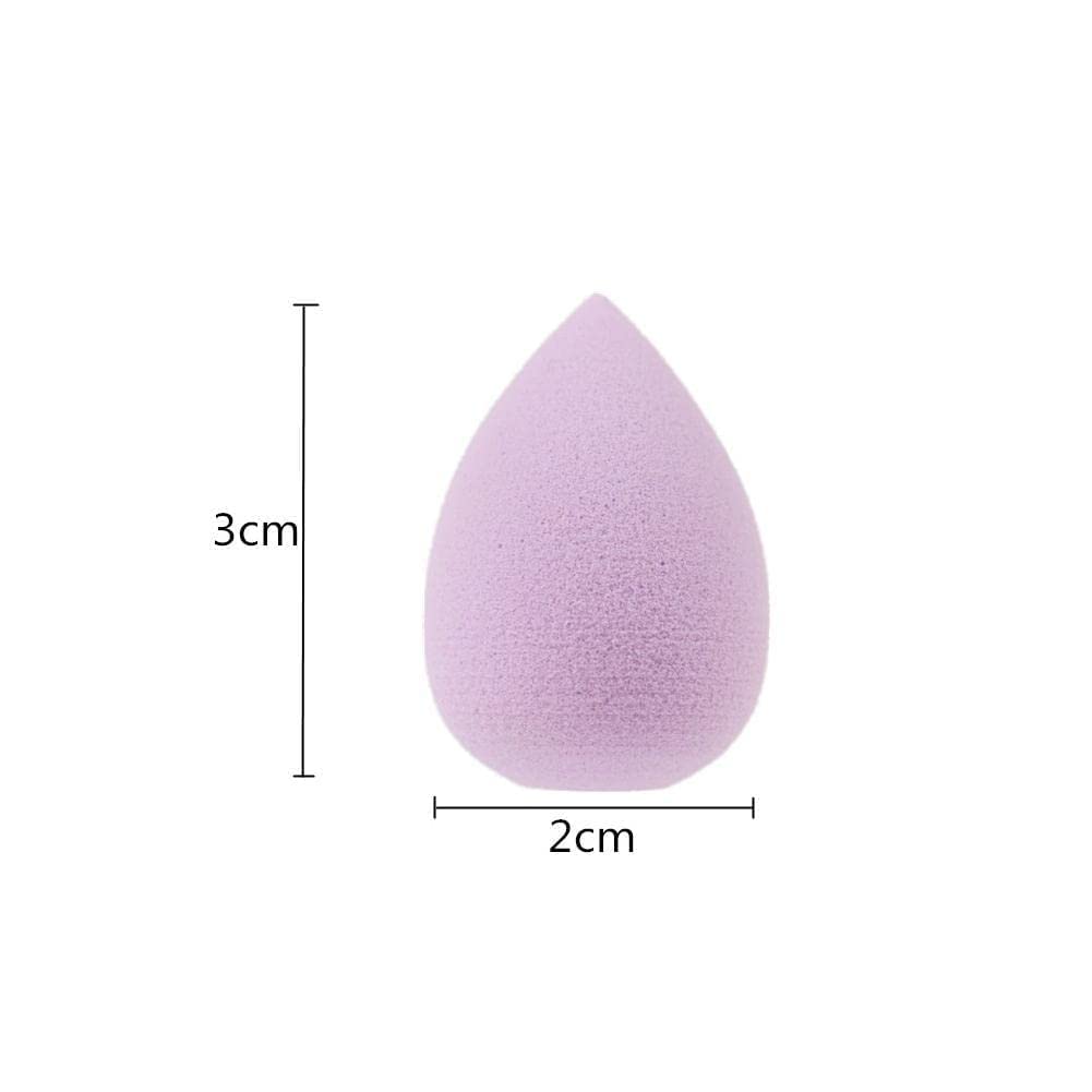 6PCS Purple Mini Makeup Sponge Set - Small Beauty Blender for Foundation, Concealer, Powder & Eyeshadow - Highlight & Contour Sponge for Flawless Makeup Application - Perfect for Travel & Professional Makeup Kits