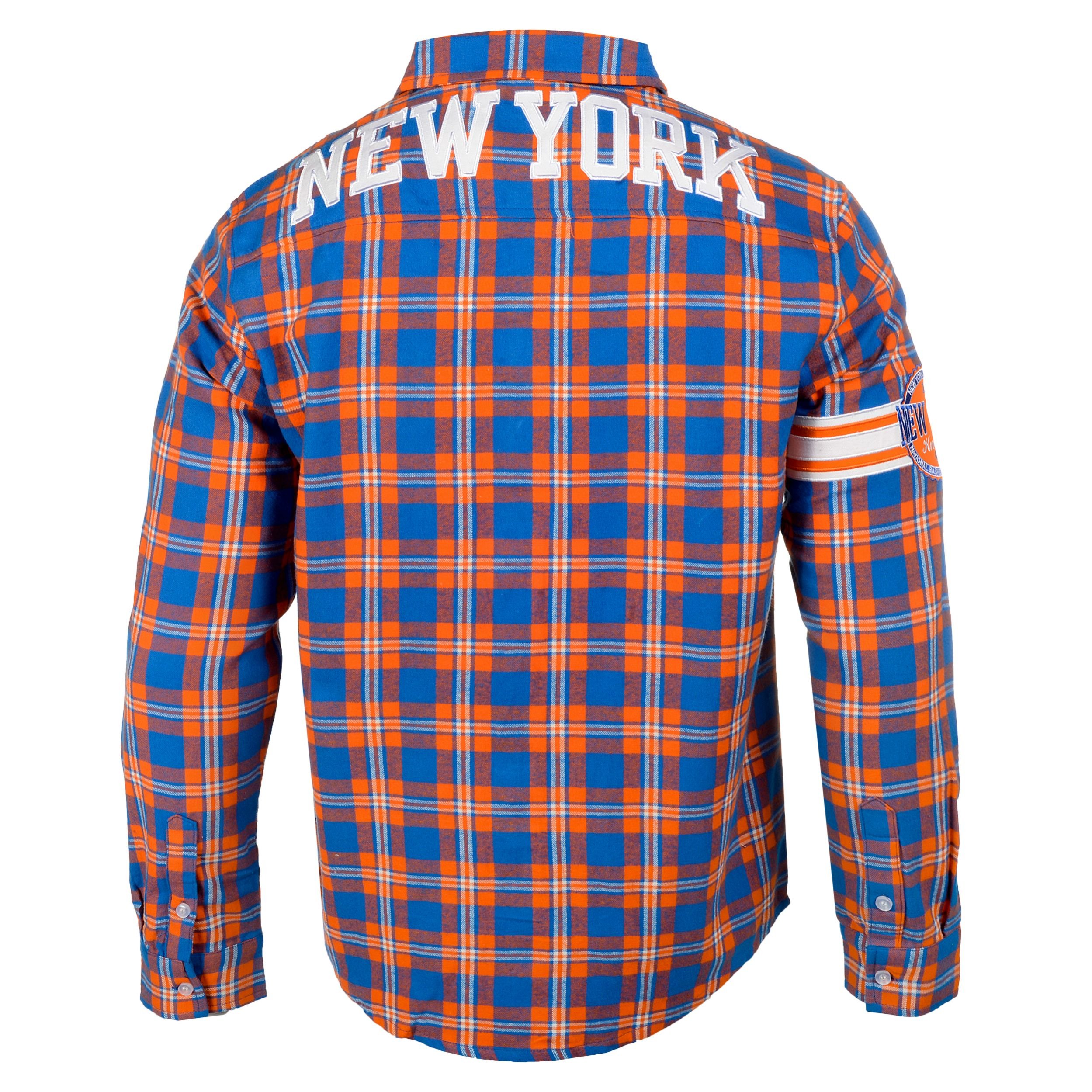 FOCO NBA Atlanta Hawks Men's Wordmark Flannel Shirt - Officially Licensed NBA Apparel for Basketball Fans - Perfect for Game Day, Casual Wear & Sports Events